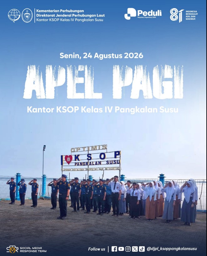 Apel Pagi, Senin 24 Agustus 2026.